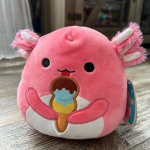 Squishmallows Archie the Pink Ice Cream Axlotl Plush